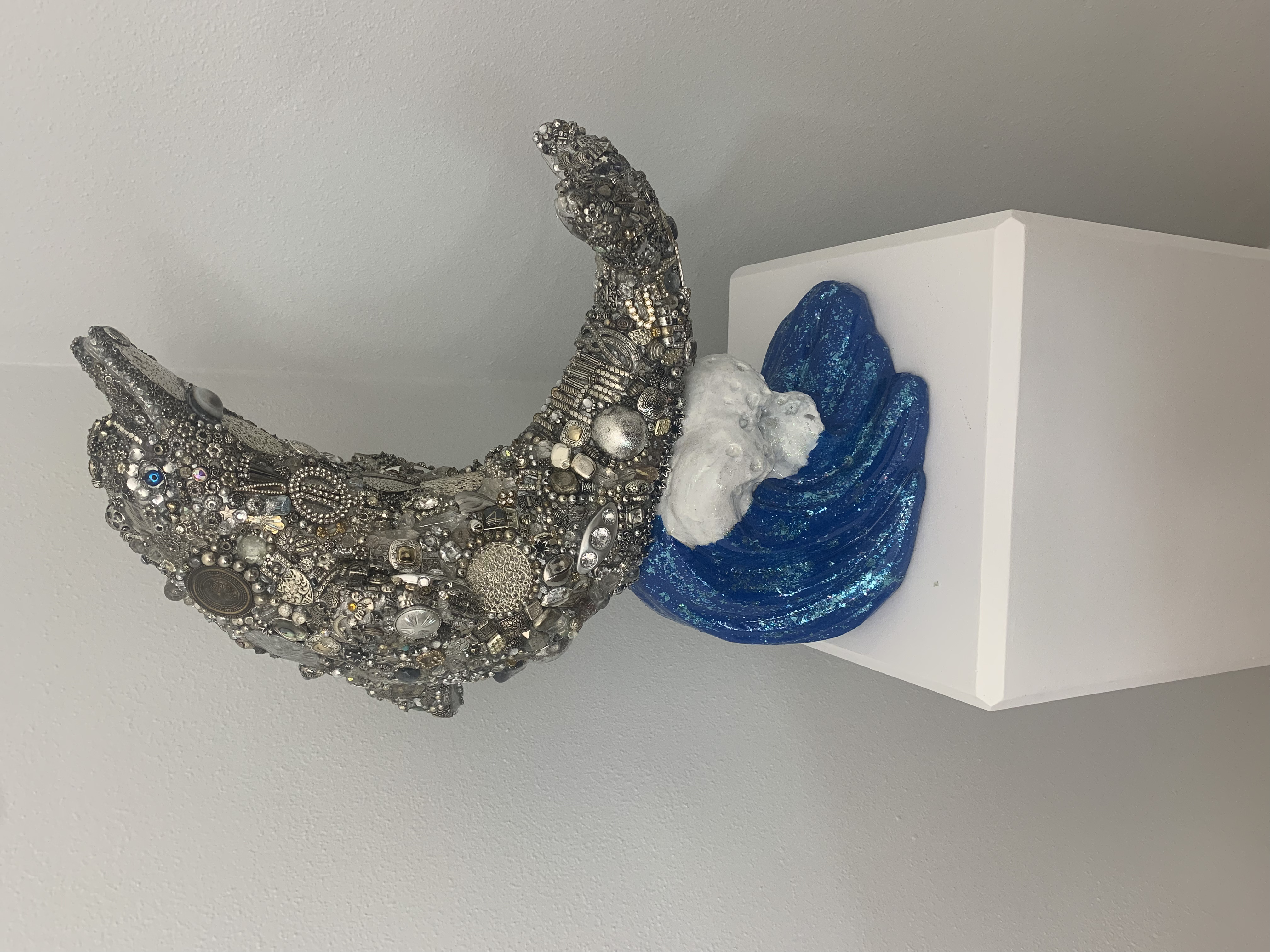 Dolphin Statue "Splash & Bubbles"